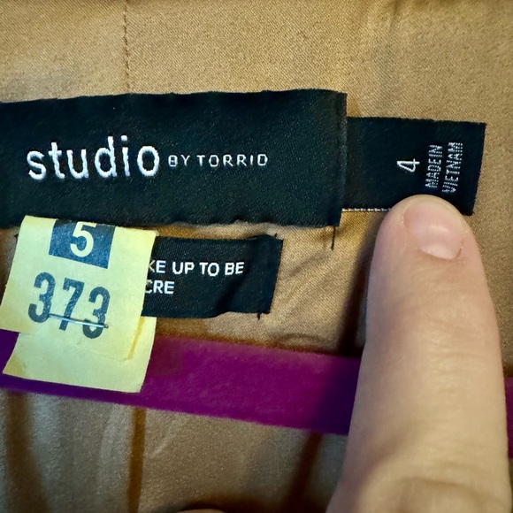 Studio by Torrid blazer golden camel brown 4X single button closure - Picture 4 of 8